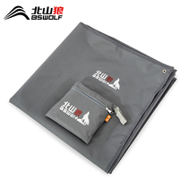 North Mountain Wolf Outdoor Mat Oxford Cloth Tent Camping Ground Mat Thickened Waterproof Abrasion Resistant Picnic Damp stall cloth