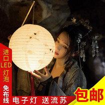 Chinese style New Year Spring Lantern Festival Paper Lantern Small handmade diy hanging chandelier Hanfu portable Ancient Lantern