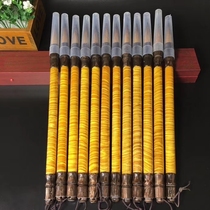  Golden silk Nanmu brush Wolf brush and milli Adult beginner beginner student Wenfang Four Treasures Regular script Calligraphy Chinese Painting