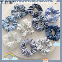 Large Intestine Hair Circles 10 pieces of Korean Temperament Hair Rope Headwear to Girl Girl Cute Fruits Fatty Bowel head Rope Brief Hair Accessories