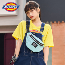 Dickies letter printing label casual chest bag mens and womens fanny pack small bag simple backpack tide 8989