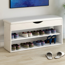 Modern and simple shoe-changing stool shoe cabinet Sitting sofa stool Shoe-wearing stool door multi-function shoe rack low rest stool