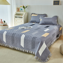 Pure cotton bed cover Three sets of jacket cotton kang cover Four Seasons universal tatami bed rice linen Spring and autumn single bed cover cover can be customized