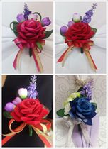 Wedding Business Festive Banquet Opening of Garage Chest Flowers Groom Bridegroom Bridegroom Bridesmaid Flannel Brooder Brooder New Product