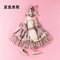 Girls Autumn New lolita style princess dress dress small dress court lolita Loli Barbie skirt