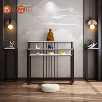 Buddha Niche Home Buddha Statue dedicated to desk Guanyin BodhisattBodhisattBodhisattBodhisattva Buddha Table Burns Incense Terrace of the Gongdae Paojiangdae