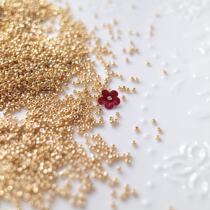 Toho Dongbao pf557 Japan produces gold color 1 5mm mini rice beads