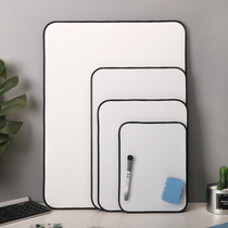 Small white board writing board bracket message board Note board Office meeting magnetic white class hanging graffiti small blackboard Double-sided small bracket erasable childrens graffiti painting learning handwriting board hanging