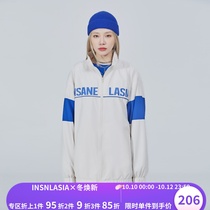 INSNLASIA original Huang Zihongfan with the same color contrast coach jacket tide brand mens and womens sports jacket