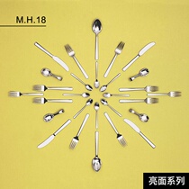 Spot authorized Denmark Kay Bojesen Western dining cutlery fork spoon stainless steel bright surface ins swing