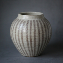 Japans secret color kiln swath pot large size in the inscription