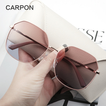 Sunglasses Womens Anti-UV Net Red Gradient Color Glasses Female Korean version Tide Sunglasses 2022 The new big face is thin