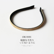 Advanced sense chain hair hoop female exquisite Japanese and Korean temperament headband Net red 2021 new simple pressure hair headgear hair card