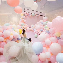 Balloon macaron wedding ceremony balloon candy color decoration scene arrangement wedding New Years Day birthday party wedding room