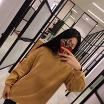 In the way lulu Perfectly Oversized Crew yoga sports leisure boyfriend sweater