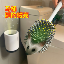 Toilet Brush No Dead Angle Toilet Brush Long Handle Soft Hair Wall Hanging Home Toilet Simple Wind Cleaning Kit