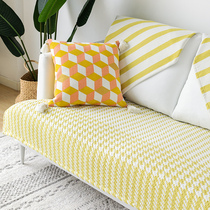 Sofa cushion four-season cushion sofa sofa cushion sofa hand towel cotton linen sofa cushion Nordic simple modern cushion