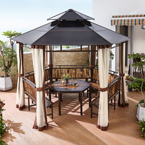 Outdoor tent pavilion courtyard terrace Roman Pergola open air garden awning Villa Sun board Outdoor
