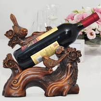 Magpie wine rack ornaments creative animal wine tray wine shelf home decorations living room dining room furnishings