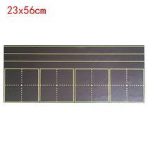 Teaching magnetic field character grid blackboard paste four-line three-grid soft magnet pinyin teaching aids magnetic thickening plus Magnetic blackboard long small blackboard 23*56
