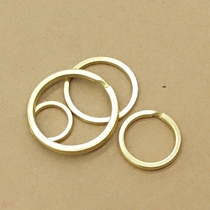 Brass Keyring Accessories Pure Copper Golden Keyring Custom Metal Ring 20 20 25 30 35 35 Circle