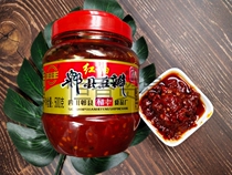  Kefeng red oil Pixian bean paste 500g Sichuan seasoning Chili sauce Stir-fry household seasoning sauce 4 bottles