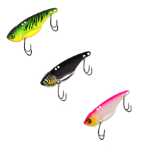 Fishing House God of War metal VIB B chicken claw hook 7 10 grams long-cast fish-shaped iron plate metal Luya bait