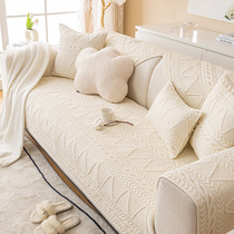 Washed cotton sofa cushion Four seasons universal anti-slip minimalist modern anti-slip all-cotton cushion Nordic sofa cover scarves cover