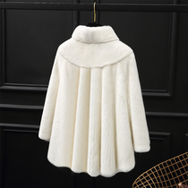 Small Ferret Fashion Mink Fur Coat Woman Whole Mink Imported Ferret Fur Fur Coat 2021 New Mink Fur Woman