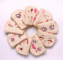 Beibei baby organic colored cotton baby sweat towel baby sweat towel pure cotton pad back towel children sweat towel 5