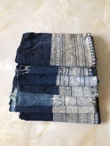 Guizhou Kaili ethnic minority manual batik old batik cloth strip old old object improvement Design National style