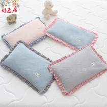 200 new simple double-layer yarn petal pillow feather velvet pillow rectangular buckwheat adult fashion pillowcase