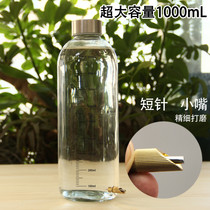 1000ml oversized glass striker Kettle Dragon Cat Rabbit Dutch pig squirrels Flowers Branches Feeding a small mouth