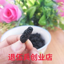 Xinjiang new black mulberry dried wild fresh mulberry Black Mulberry fruit tea premium 500g leave-in