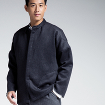 Ci Yuan blind principle Chinese style design double-sided new Chinese wool coat YMS003-185