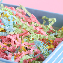 Classic gift box accessories Happy candy box filler Color shredded paper Gift box Gift box Packing box filler Multi-color