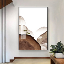 Modern minimalist Japanese homestay living room decoration painting Nordic study restaurant hanging painting new Chinese porch aisle mural