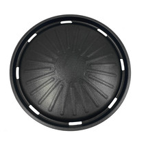 Korean electric baking tray round barbecue pan large baking tray commercial baking tray round non-stick carbon baking tray 35cm
