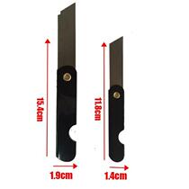 Tin childrens trumpet handmade large art portable pencil sharpener knife Old-fashioned stationery knife Student folding