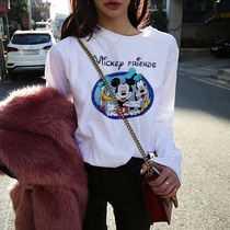 Cotton interior base shirt 2021 Spring and Autumn Winter Korean version of Joker loose student long sleeve T-shirt