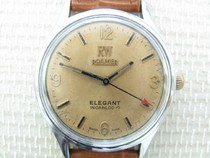 Old Swiss manual mechanical watch belt watch Rome 520