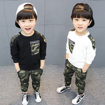 Net Red mens clothing foreign style suit fashionable boy baby trend Korean handsome 2020 new fashion children autumn clothes
