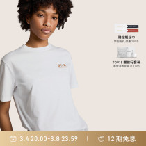 Golden Goose Womens Star Star Printed Cotton Round T-shirt