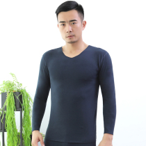 Fengshuo fever velvet thermal underwear mens no trace plus velvet thermostatic warm autumn pants thin autumn clothes and trousers set