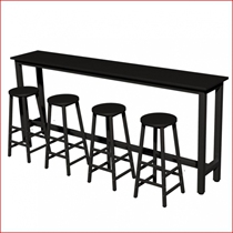 Milk tea restaurant dessert bar small tables and chairs simple tables combined wall bar table creative edge shop