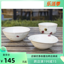 Kookugawa Machi House Japan Original import Letter of Cherry Fever Cherry small bowl Japanese style little fresh and cute ceramic soup rice bowl