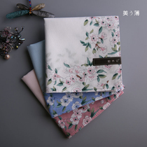 Absorbent graduation wipe pure cotton wipe sweat full soft embroidery seasonal gift handkerchief ladies handkerchief romantic