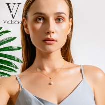 2021 new designer 925 silver pearl necklace female light luxury niche choker temperament tide Net red pendant