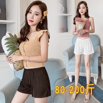 Safety pants anti-walking light Women Summer thin outside wearing 30% Big size Fat mm200 Weight Insurance Easy Hitting Bottom Shorts