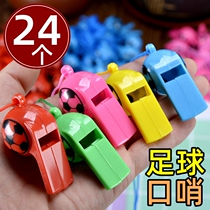Cartoon Plastic Mouth Whistle Childrens Baby Toy Football Whistles Fan Games Referee Bassist Whistleblowing Whistle